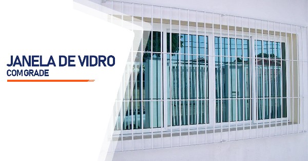 Janela De Vidro Com Grade Vila Velha